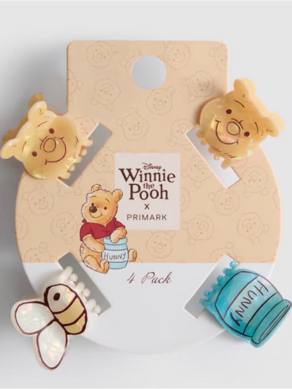 Disney Winnie the Pooh Hair Clip Set of 4